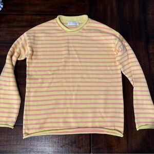 Striped Yellow and Pink Sweater